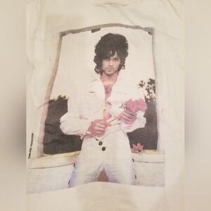 Vintage Prince (w/a pink flower) T-shirt 1984.